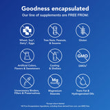 Pure Encapsulations etiqueta con información nutricional y garantía de pureza