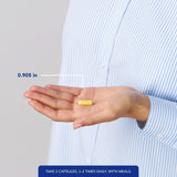 Pure Encapsulations etiqueta con lista de ingredientes claros y beneficio de calidad