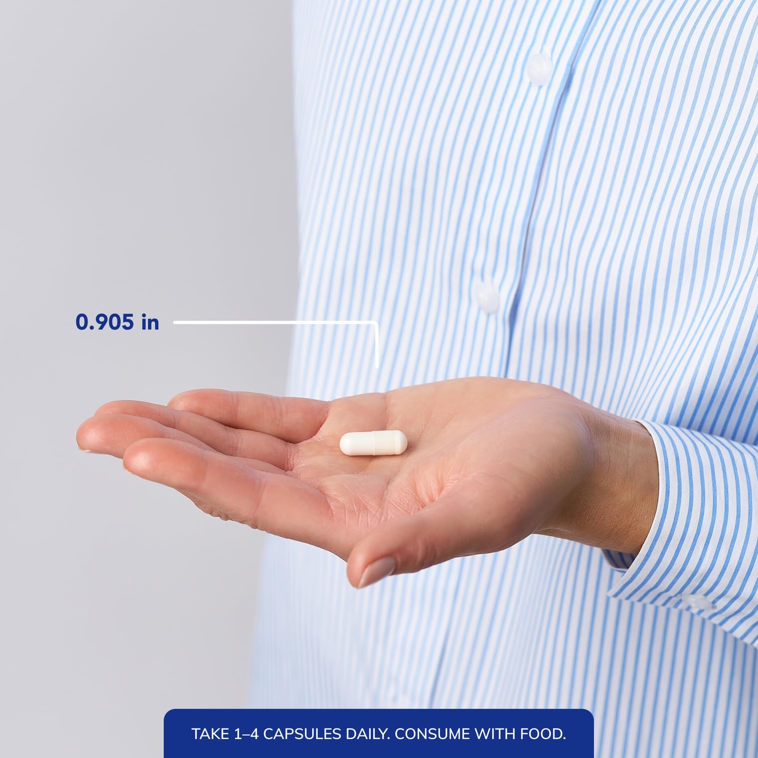 Pure Encapsulations etiqueta con ingredientes y ausencia de alérgenos clara