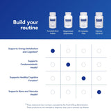 Pure Encapsulations etiqueta con ingredientes y dosis para verificar pureza y potencia