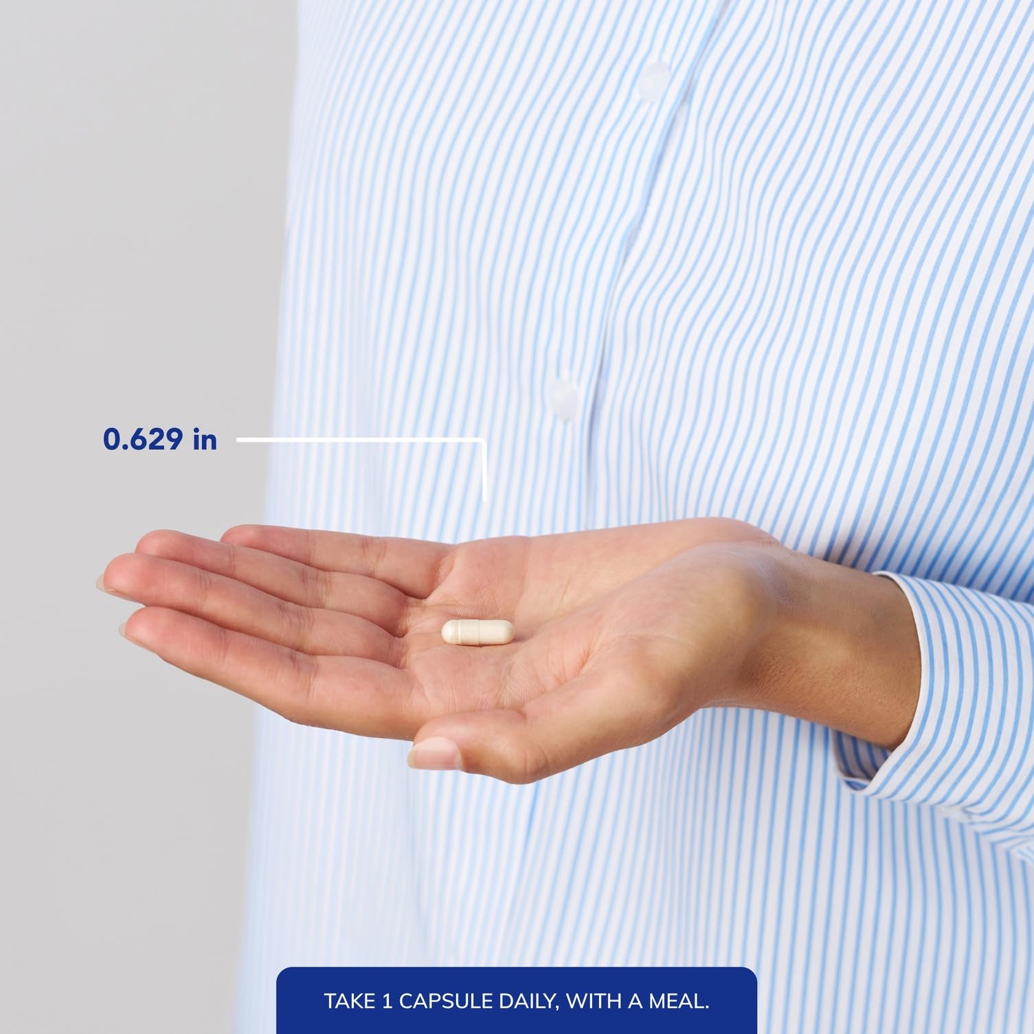 Pure Encapsulations etiqueta nutricional enfocada que muestra ingredientes puros