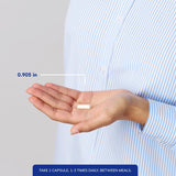 Pure Encapsulations etiqueta nutricional en primer plano con información clara
