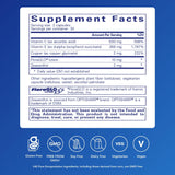 Pure Encapsulations etiqueta con ingredientes y formas biodisponibles claras