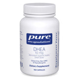 Pure Encapsulations frasco frontal DHEA 10 mg mostrando etiqueta y cantidad