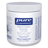 Pure Encapsulations frasco frontal del suplemento para reponer electrolitos, confianza en calidad