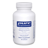 Pure Encapsulations frasco frontal mostrando 180 cápsulas y beneficios de pureza