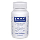 Pure Encapsulations frasco frontal que muestra 60 cápsulas y calidad