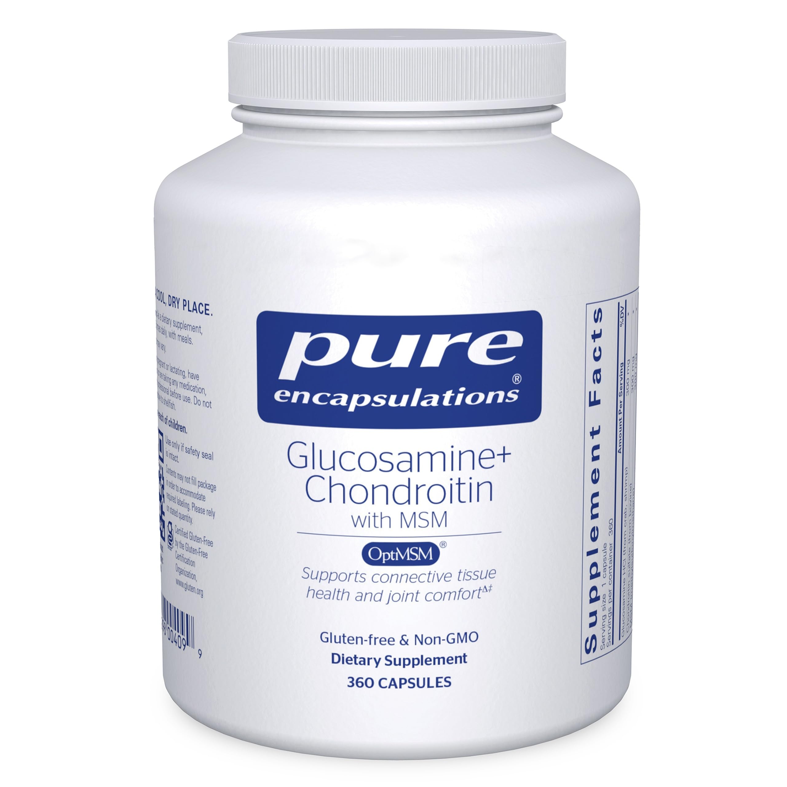 Pure Encapsulations frente del envase mostrando fórmula y cantidad