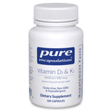Pure Encapsulations envase frontal mostrando 120 cápsulas y beneficios clave