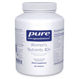 Pure Encapsulations frontal del envase mostrando la etiqueta y beneficio de soporte multivitamínico