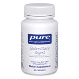 Pure Encapsulations frontal del envase mostrando diseño y beneficio de soporte digestivo