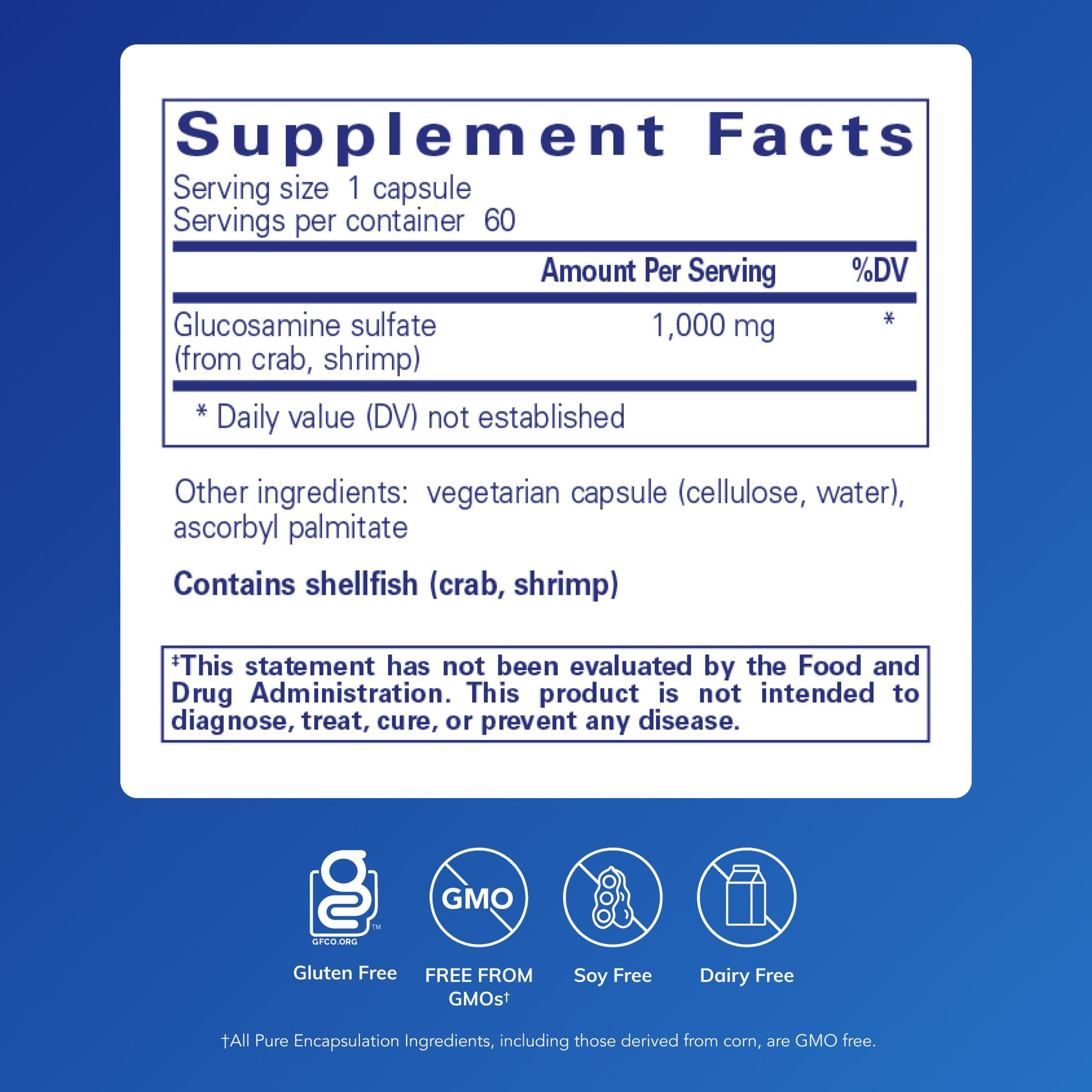 Pure Encapsulations primer plano de cápsulas para fácil ingestión y dosificación