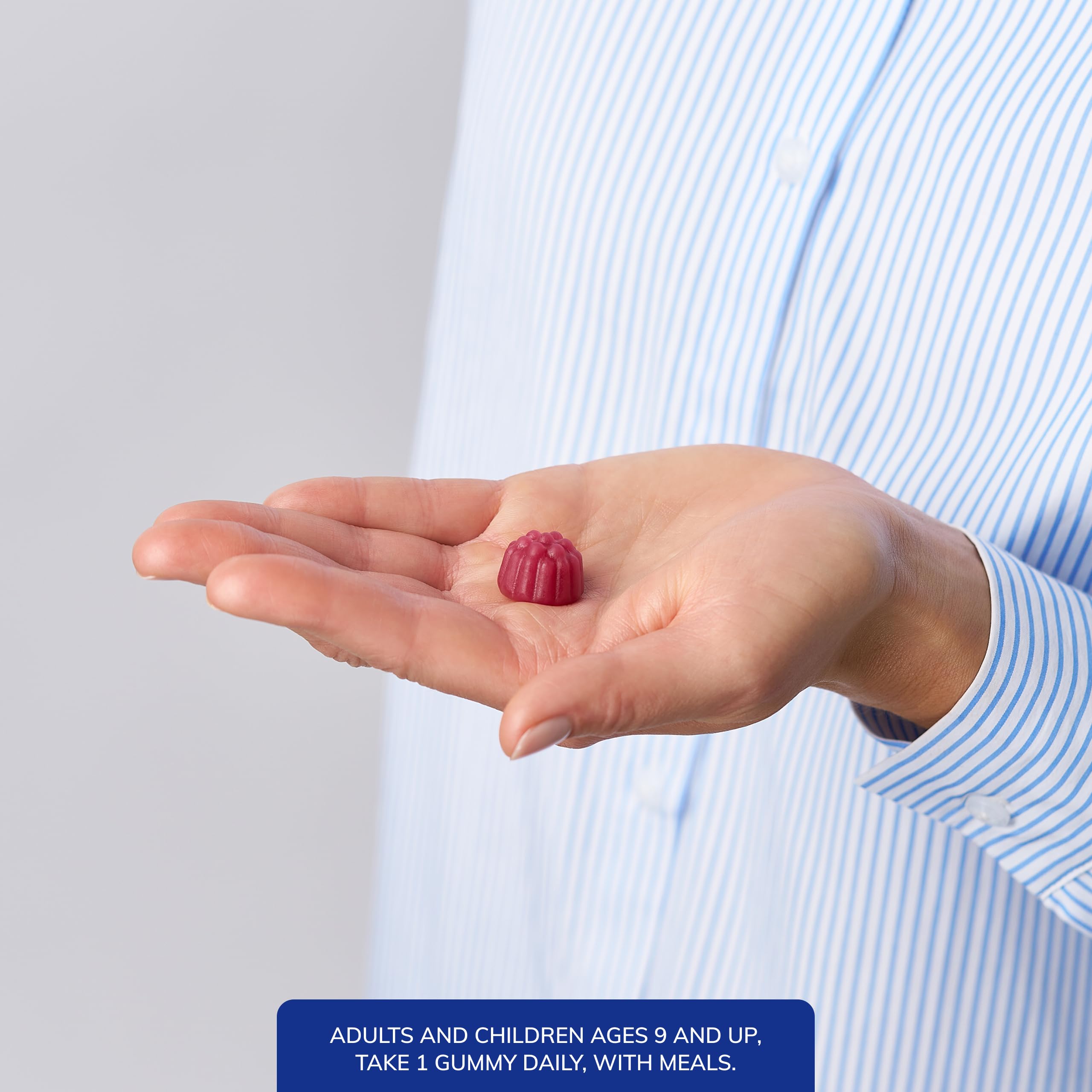 Pure Encapsulations gominola en primer plano que muestra forma y color atractivo
