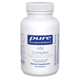 Pure Encapsulations frasco frontal mostrando fórmula y beneficio de detoxificación