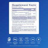 Pure Encapsulations etiqueta con información de ingredientes y pureza destacada