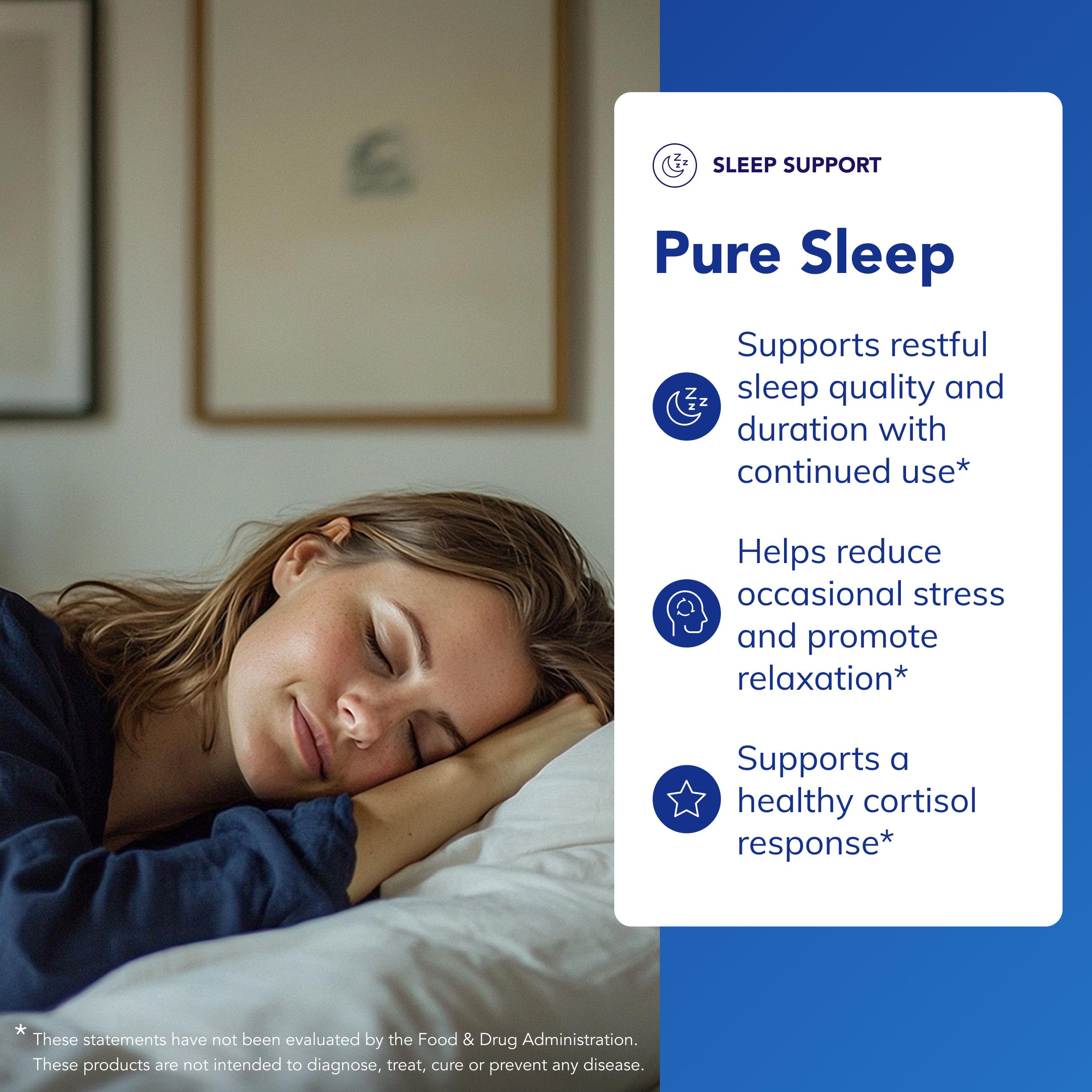 Pure Encapsulations ingredientes clave ashwagandha azafrán valeriana para sueño