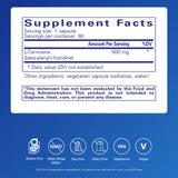 Pure Encapsulations etiqueta con información de l-carnosine y beneficios visibles