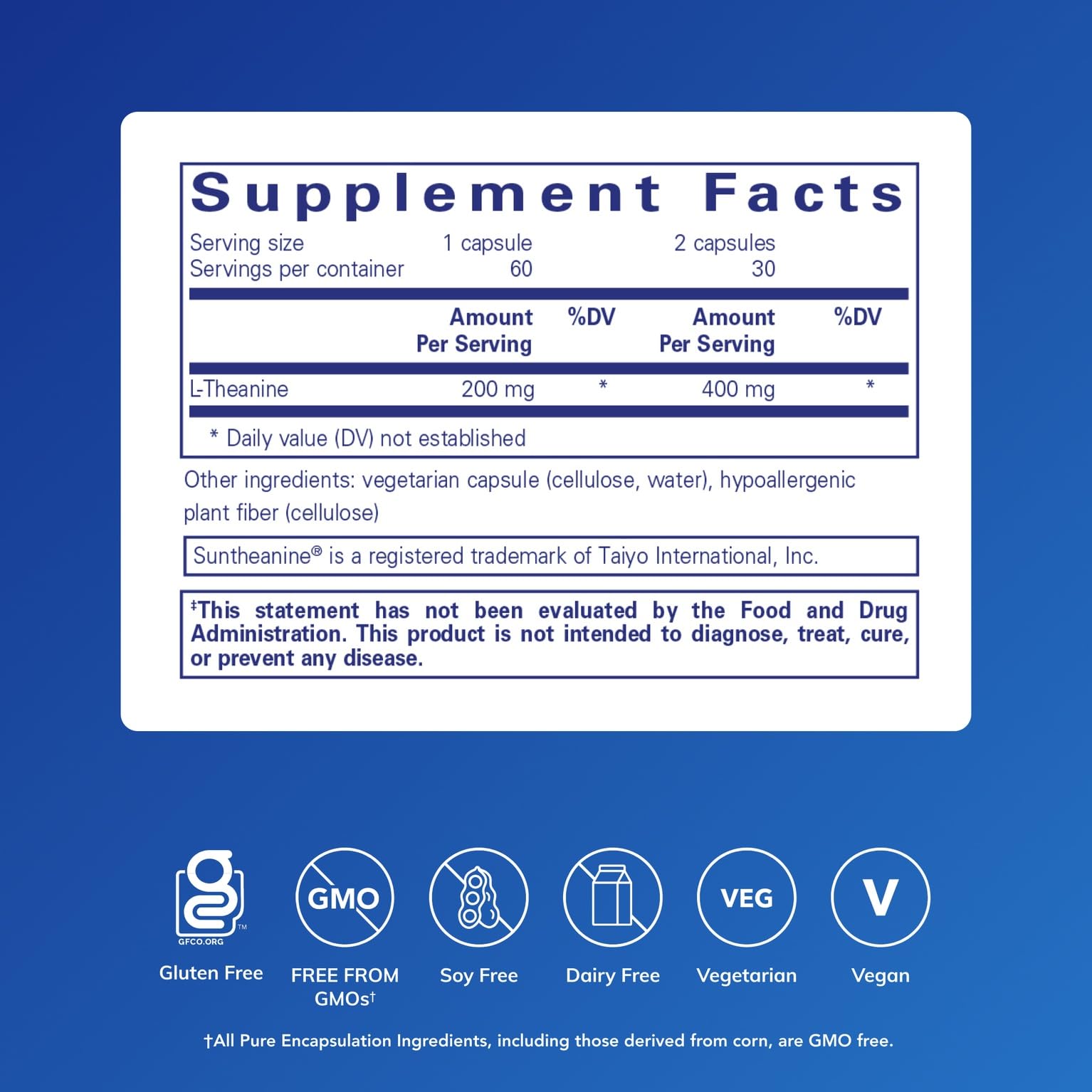 Pure Encapsulations cápsula abierta mostrando contenido, demuestra calidad y pureza