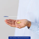 Pure Encapsulations frasco abierto con 120 cápsulas para control de suministro mensual