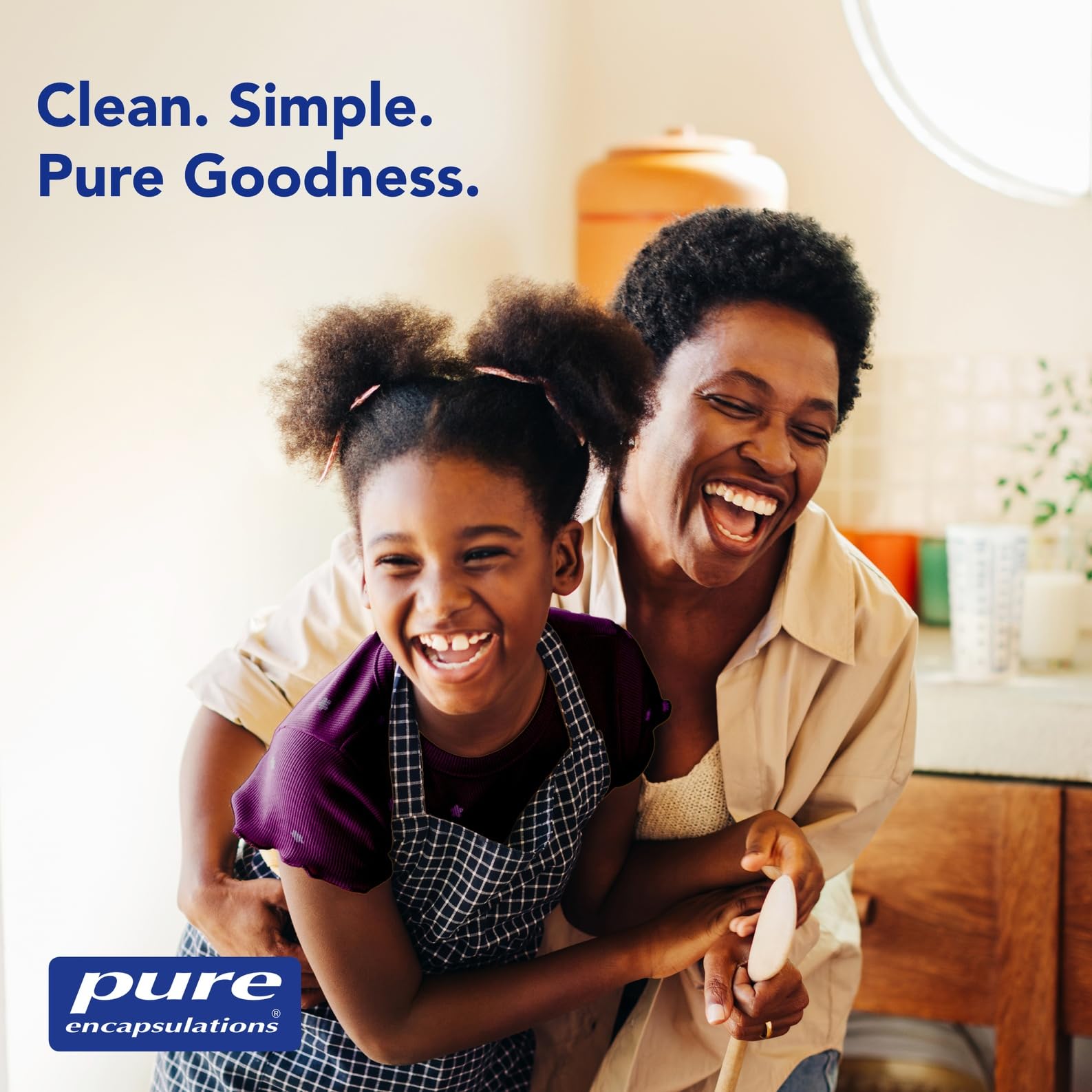 Pure Encapsulations producto en escena de estilo de vida, energía natural