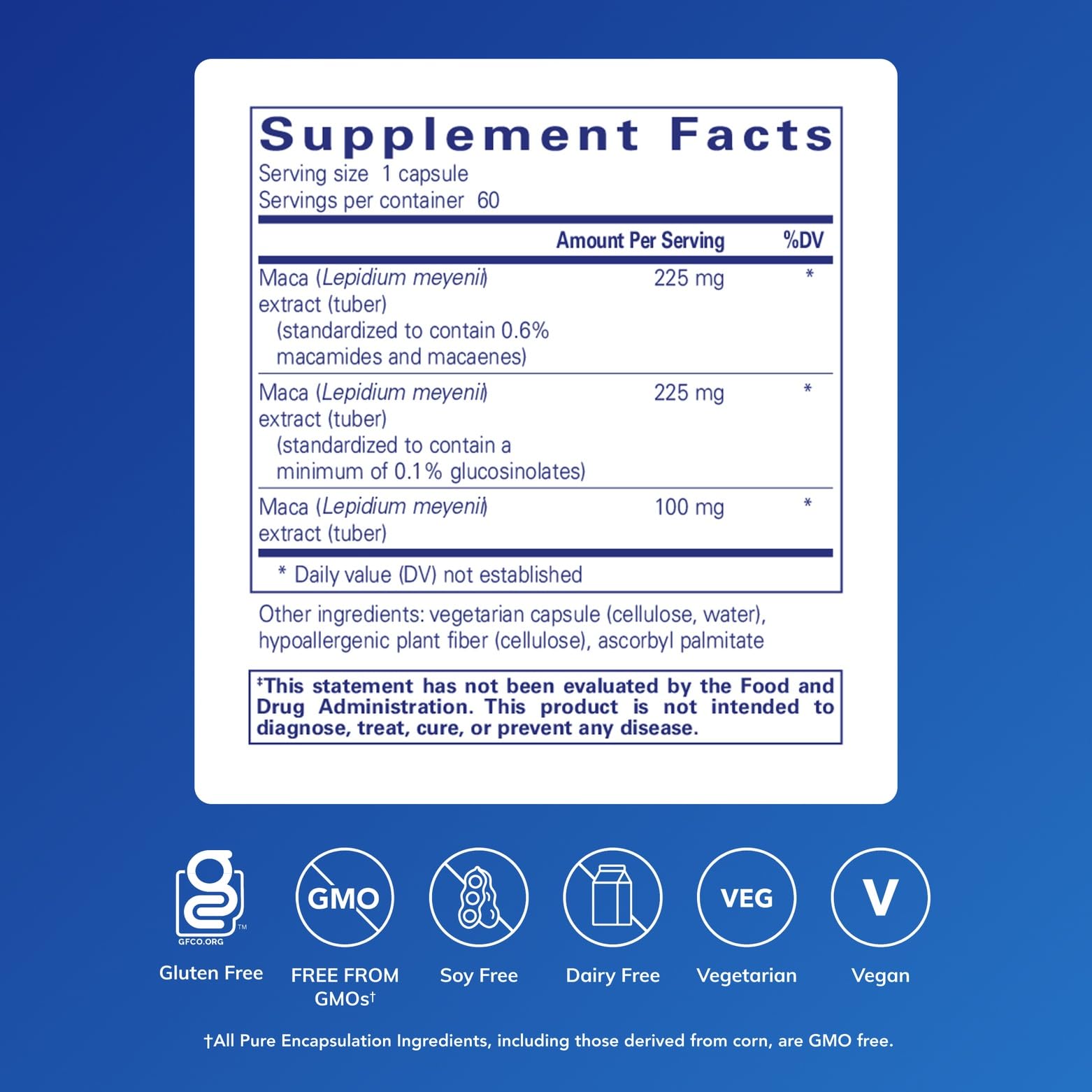 Pure Encapsulations cápsulas sueltas cerca del envase, fácil dosificación