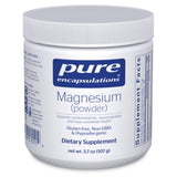 Pure Encapsulations envase frontal y limpio, muestra confianza en la pureza