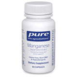 Pure Encapsulations frasco frontal claro y limpio mostrando pureza