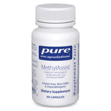 Pure Encapsulations frasco frontal mostrando MethylAssist y claridad de marca
