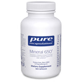 Pure Encapsulations frasco frontal mostrando diseño y cantidad, confianza y pureza