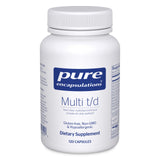 Pure Encapsulations frasco frontal que muestra presentación y beneficios claros