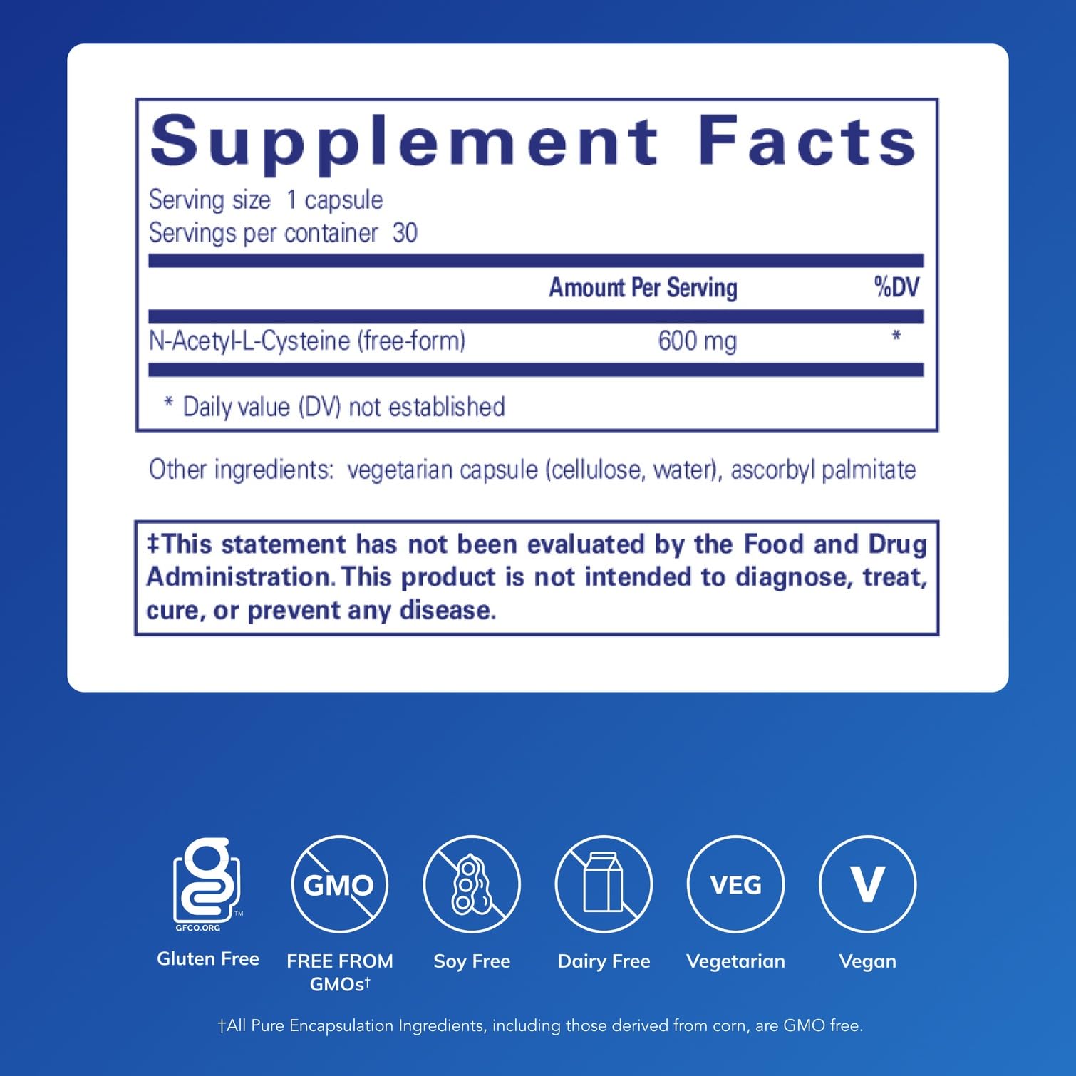Pure Encapsulations acercamiento a cápsulas y textura para inspección de calidad
