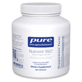 Pure Encapsulations frasco frontal mostrando etiqueta clara y beneficio de pureza