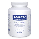 Pure Encapsulations vista frontal del frasco mostrando pureza y etiqueta
