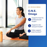 Pure Encapsulations gota de aceite omega mostrando claridad y pureza