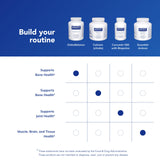 Pure Encapsulations osteobalance etiqueta nutricional clara que garantiza potencia y pureza