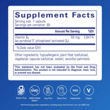 Pure Encapsulations P5P 50 cápsula en mano para tamaño práctico y fácil ingestión
