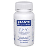 Pure Encapsulations P5P 50 envase frontal mostrando marca y beneficio energía