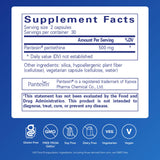 Pure Encapsulations etiqueta lateral con ingredientes y pureza — confianza informada