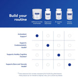 Pure Encapsulations etiqueta nutricional legible que muestra información de potencia