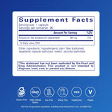 Pure Encapsulations etiqueta lateral con ingredientes y beneficios visibles
