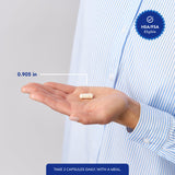Pure Encapsulations etiqueta nutricional mostrando folato, colina e hierro claves