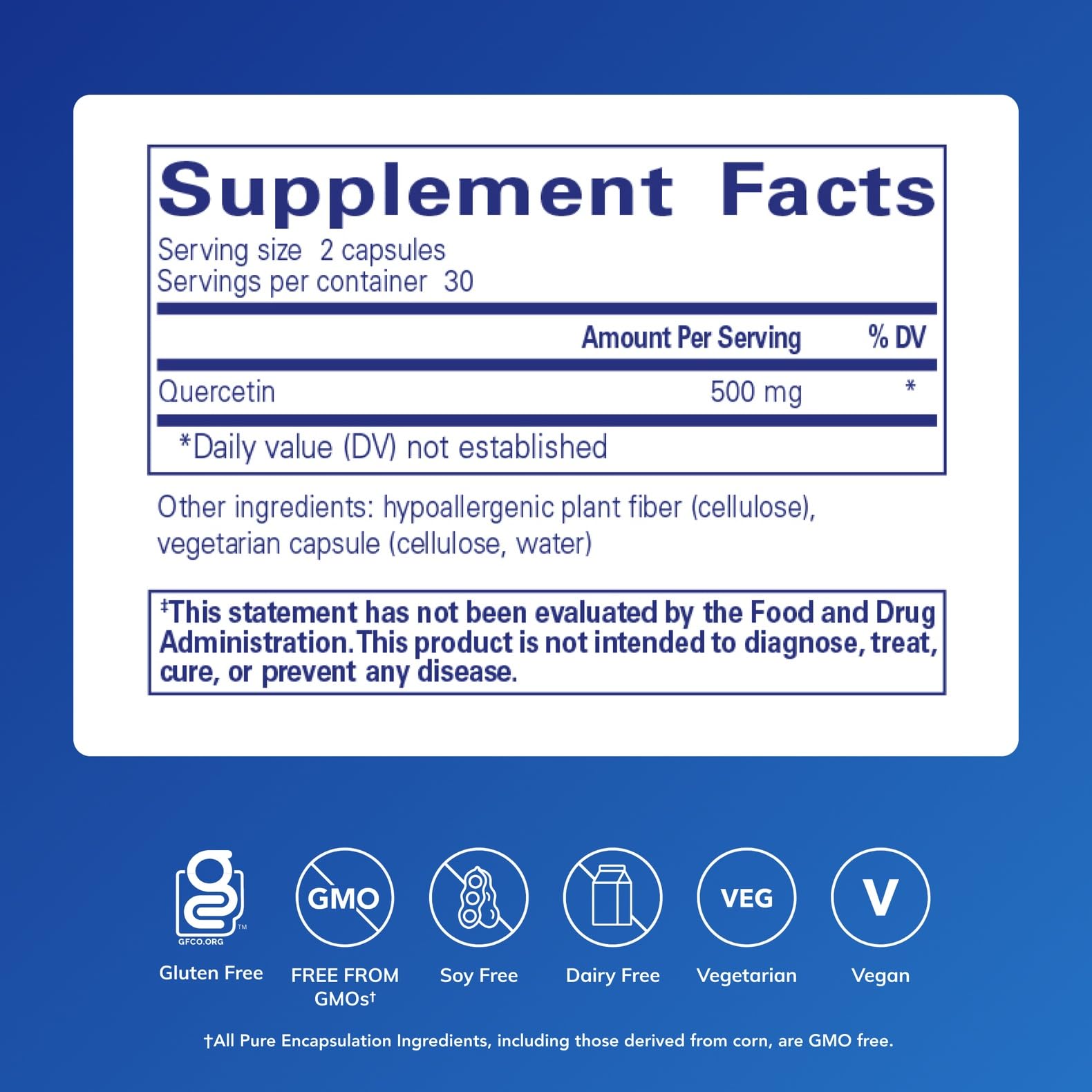 Pure Encapsulations cápsula abierta detalle del recubrimiento para fácil ingestión