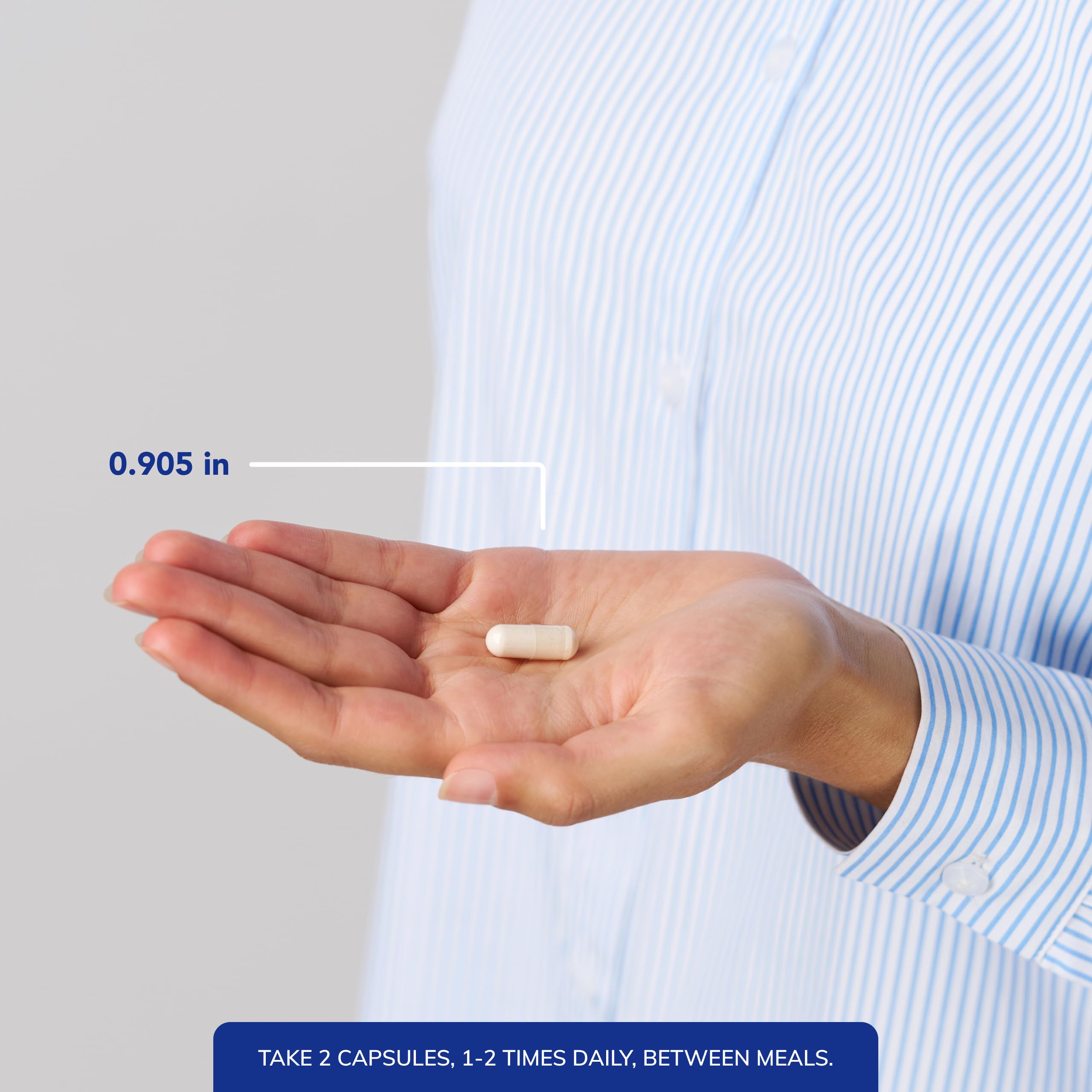 Pure Encapsulations SeroPlus botella en mano para apreciar escala del producto