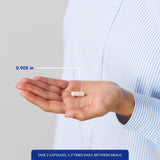 Pure Encapsulations SeroPlus botella en mano para apreciar escala del producto