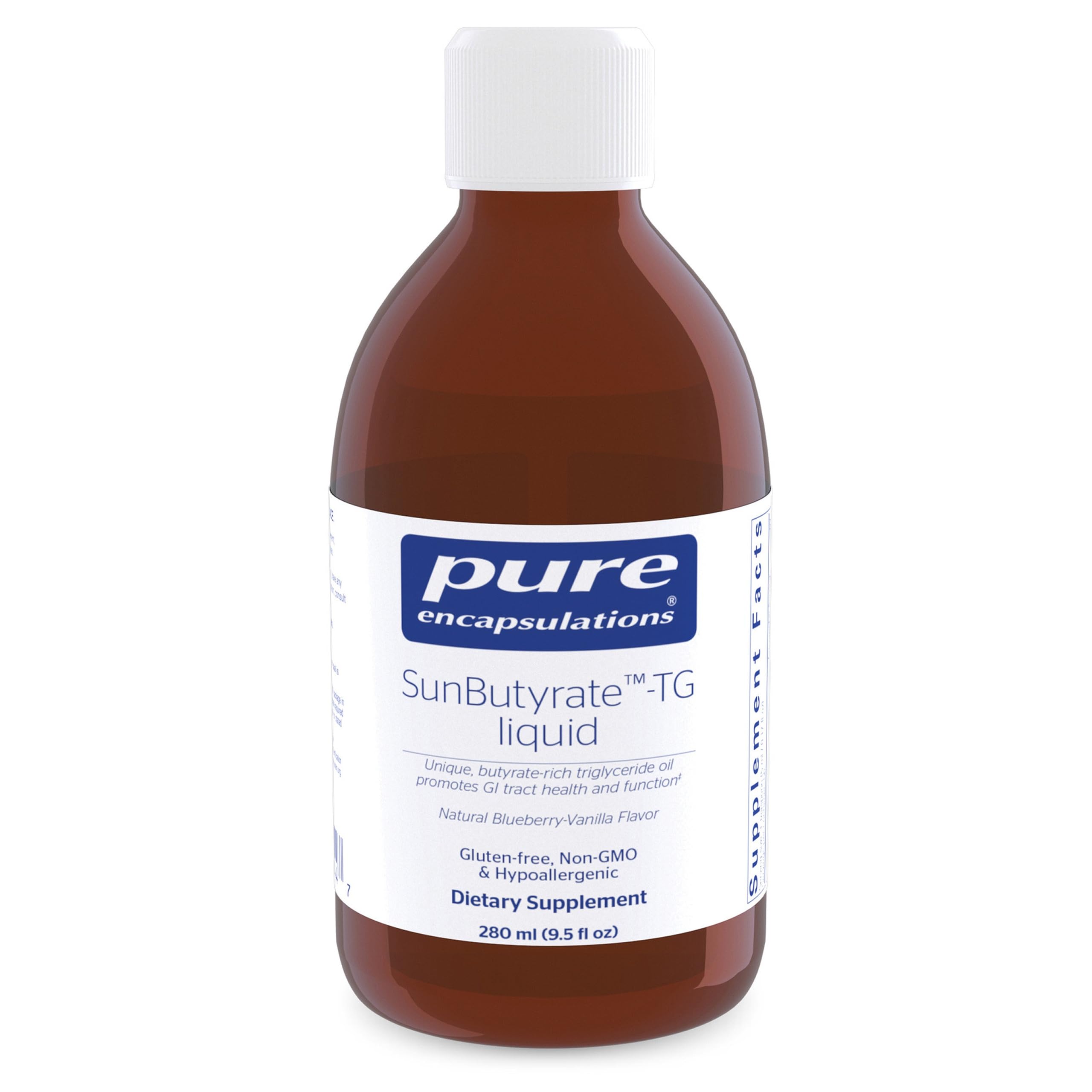 Pure Encapsulations botella frontal mostrando producto y marca, confianza en calidad