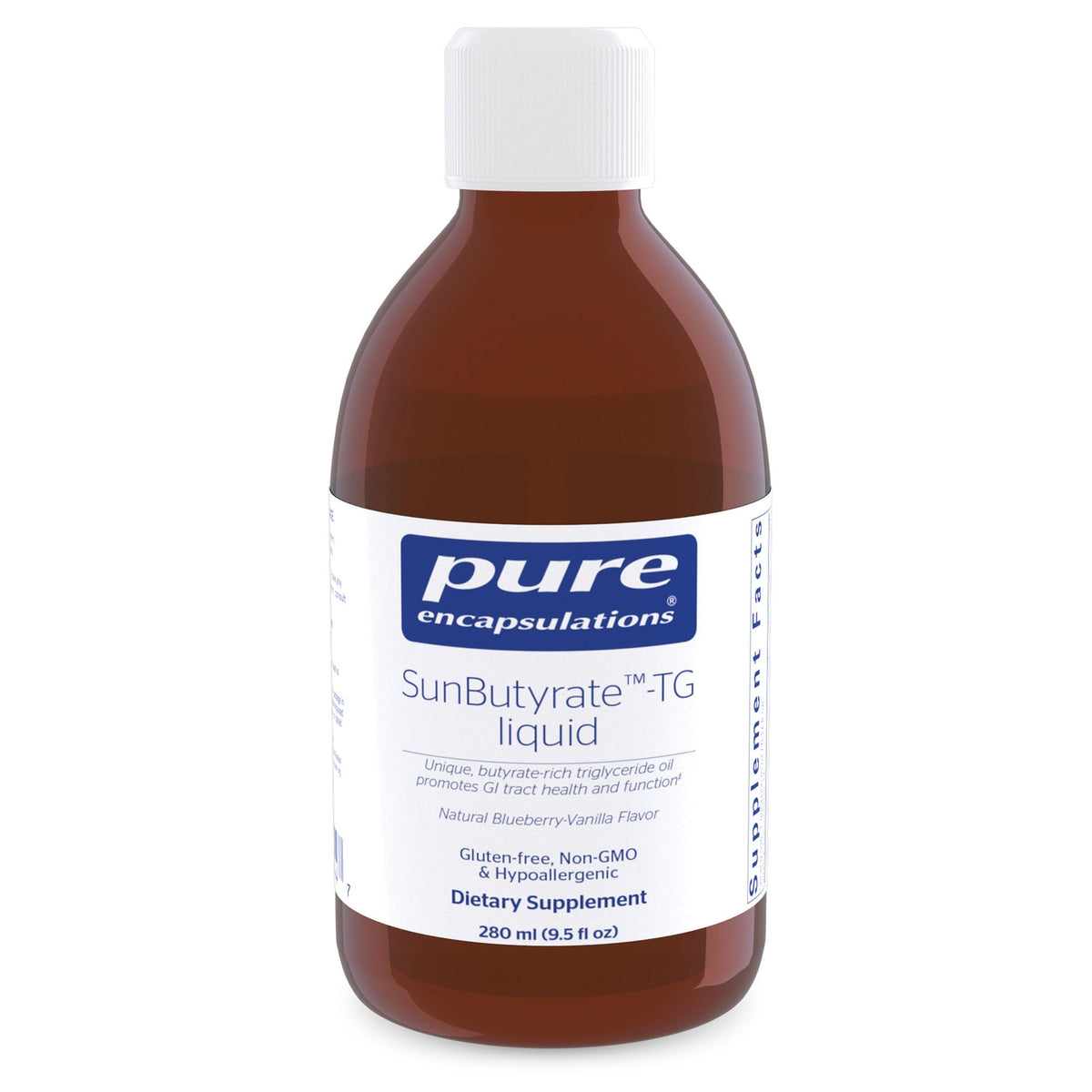 Pure Encapsulations botella frontal mostrando producto y marca, confianza en calidad