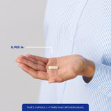 Pure Encapsulations cápsula abierta con polvo que ilustra pureza y calidad del ingrediente