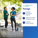 Pure Encapsulations Teavigo polvo de extracto que indica pureza y concentración