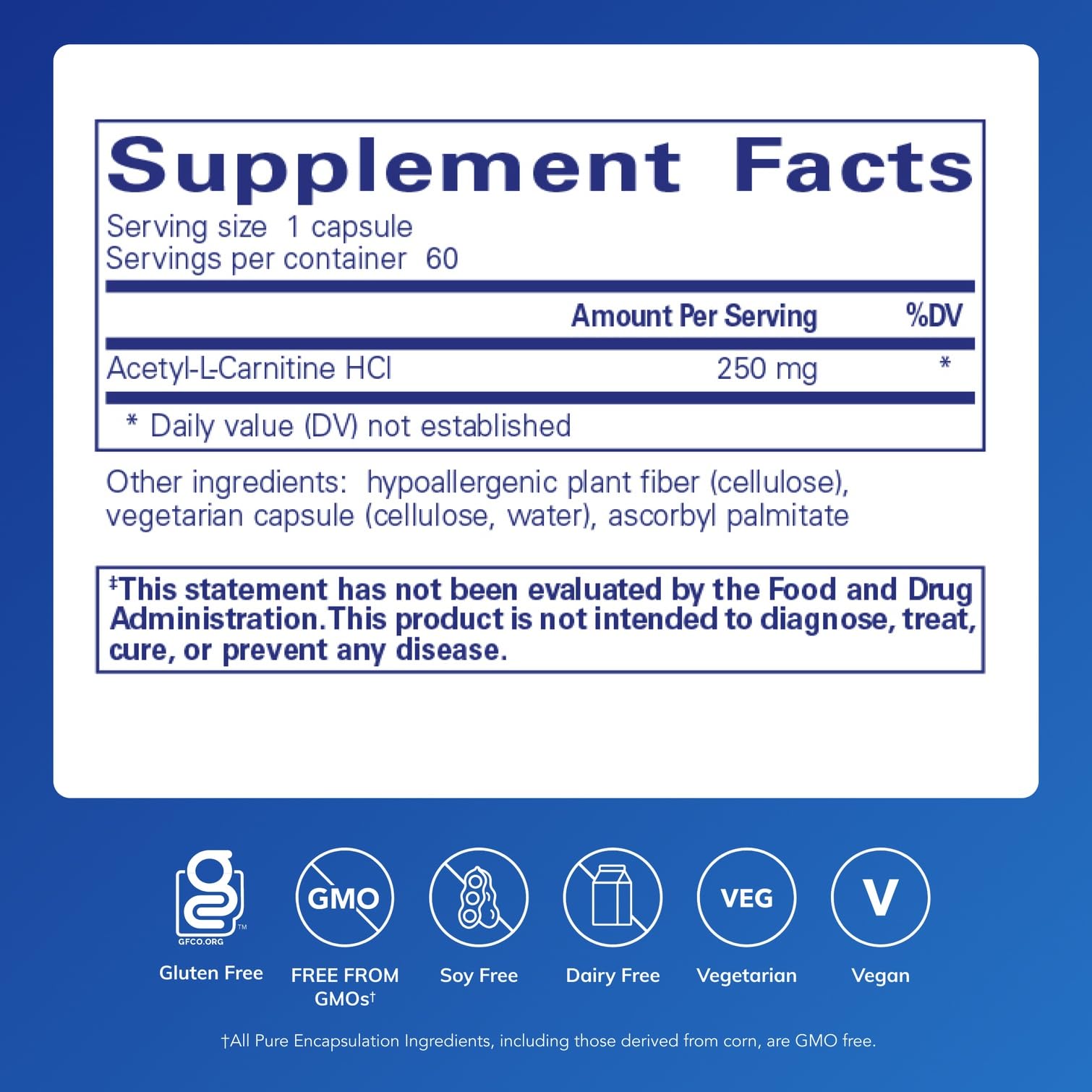 Pure Encapsulations mano sosteniendo cápsula para dosificación fácil y transporte cómodo