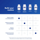 Pure Encapsulations etiqueta con listado de ingredientes y beneficios visibles